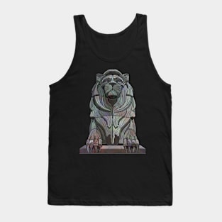 Lion statue Tank Top